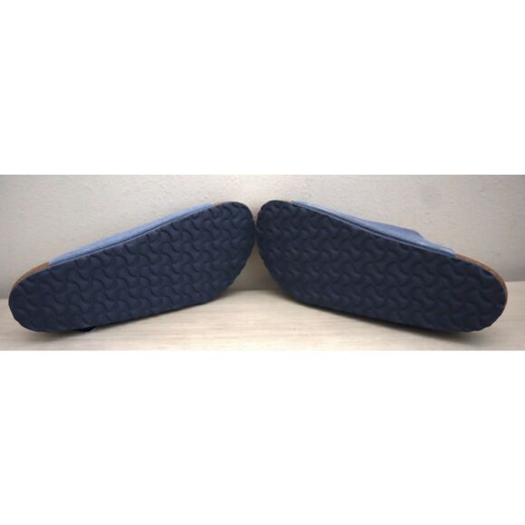Birkenstock 1026812 Men's Sz 10 Elemental Blue Suede Zurich Slip-On Sandals - Picture 4 of 13